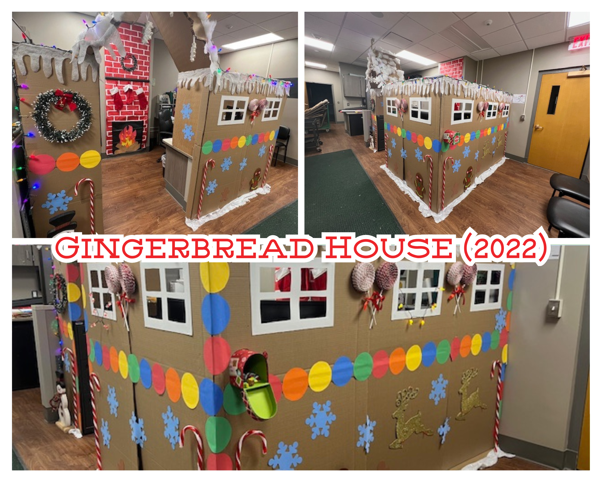Gingerbread House Display 2022